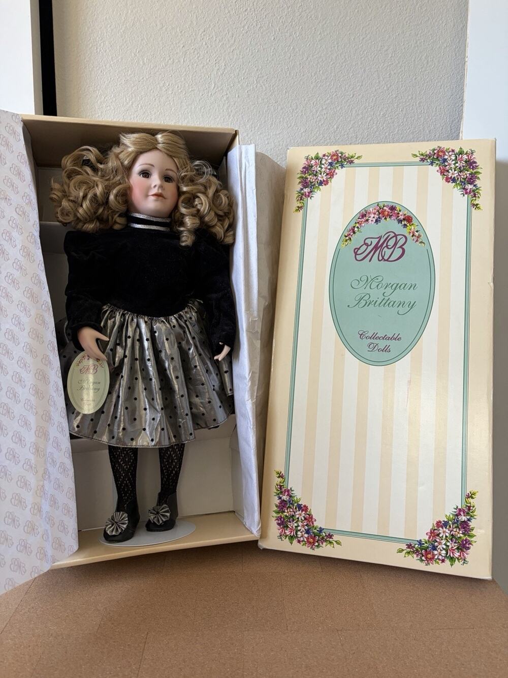 Morgan Brittany Margaret MB-93121 Porcelain Doll #457/2500 Ltd Edition w/ Box